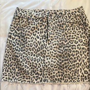 Pistola Leopard Print Skirt